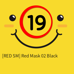 [RED SM] Red Mask 02 Black